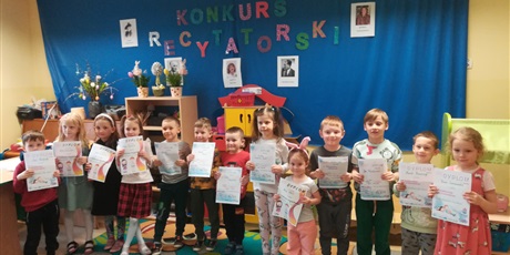 Przedszkolny konkurs recytatorski "Polska literatura dla dzieci"